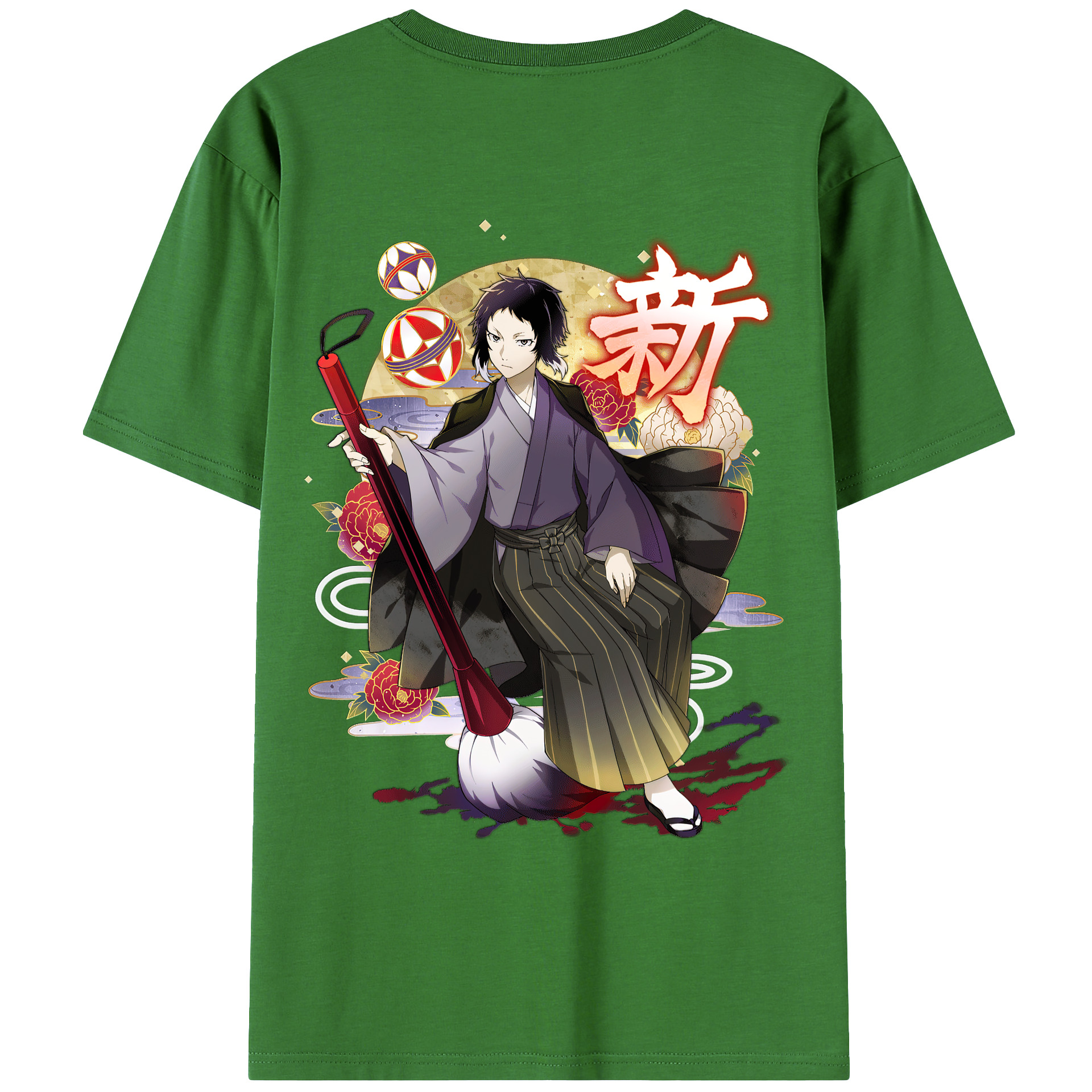 （画像用） 文豪ストレイドッグス Bungo Stray Dogs レディース半袖Tシャツ(バックプリント)